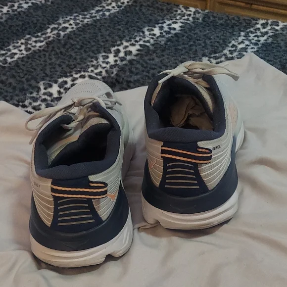 Hoka Womens  Cream and Black Athletic Shoes - Picture 5 of 14